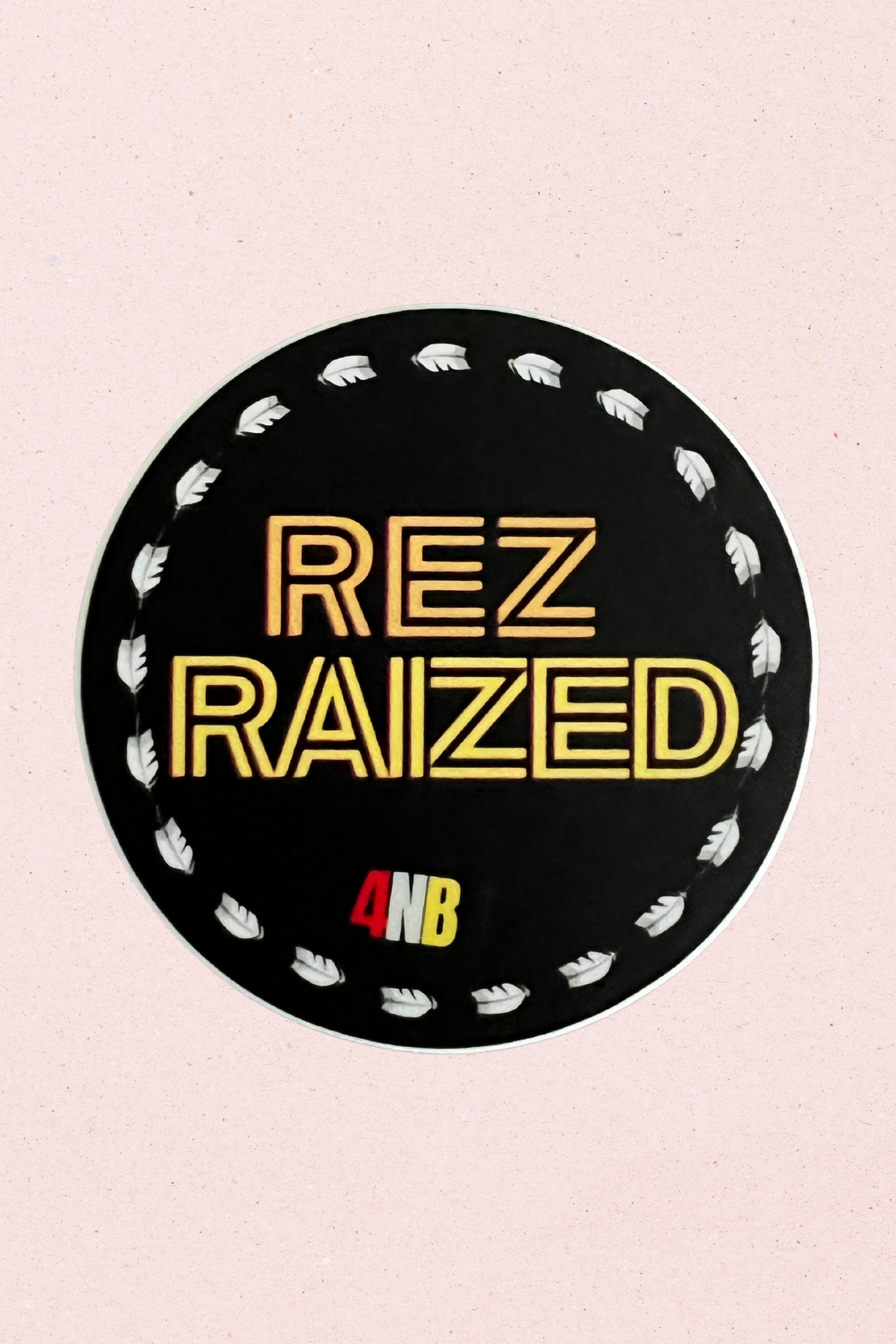 Rez Raized Sticker