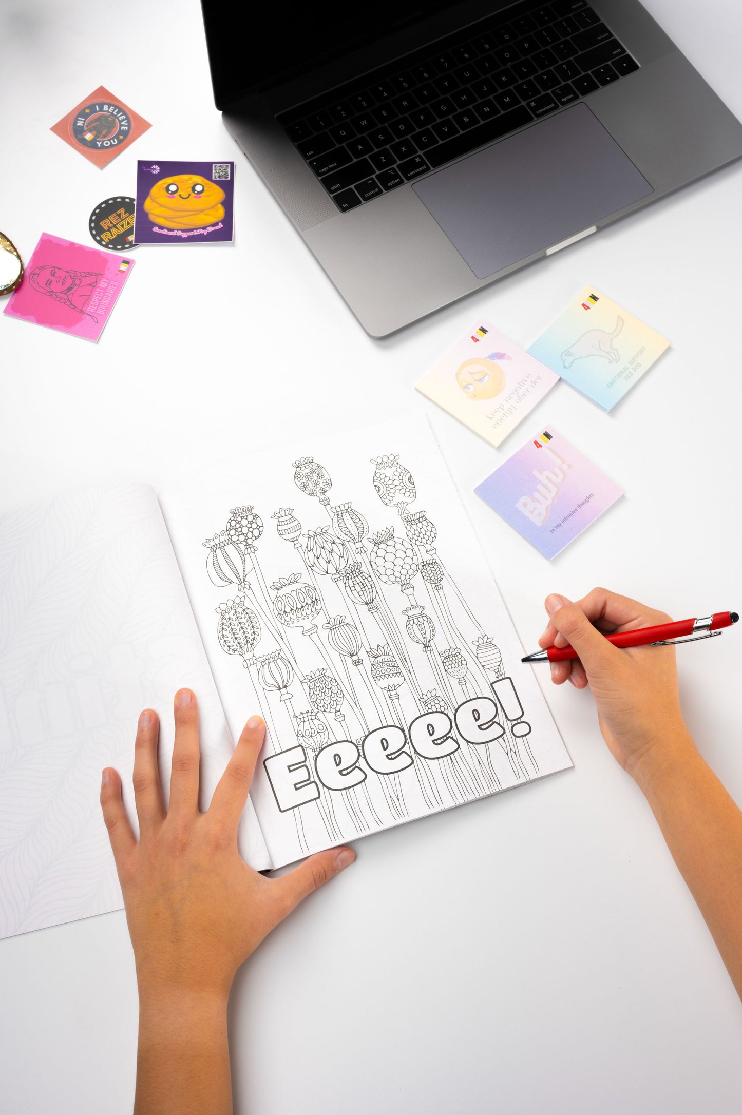 Indigenous Stress Relief Coloring Book